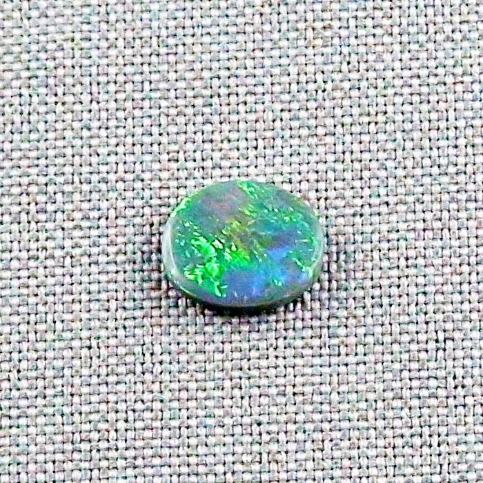 2,10 ct Semi Black Opal Multicolor Lightning Ridge Grüner Vollopal