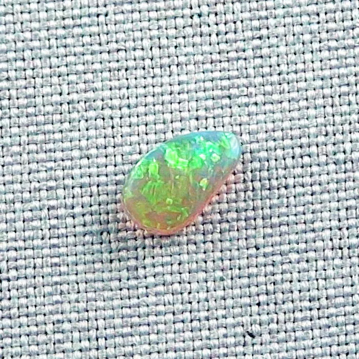 Black Crystal Opal 1,24 ct Grüner Multicolor Vollopal Lightning Ridge