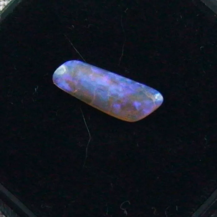 1,22 ct Black Crystal Opal Multicolor Lightning Ridge Vollopal