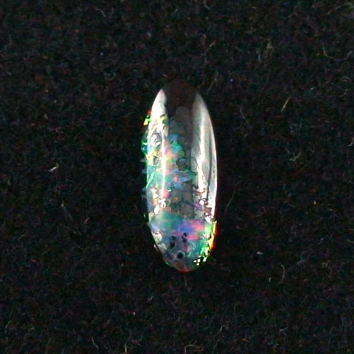 2,55 ct Yowah Nuss Opal 13,20 x 5,33 x 3,33 mm Opalstein Multicolor