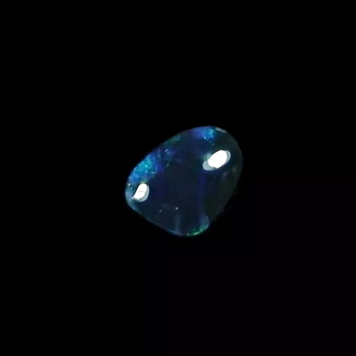 Lightning Ridge Black Opal 1,66 ct intensives blau, grün, türkis