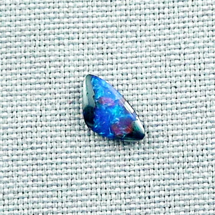 1.32 ct Boulder Opal Opalstein Violett Blauer Edelstein Boulderopal