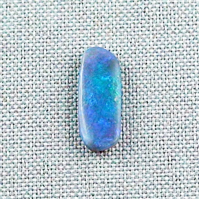 3,05 ct Lightning Ridge Black Crystal Opal Blau Grüner Vollopal