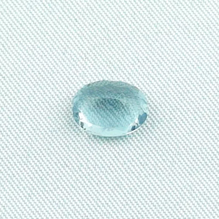 1,71 ct Aquamarin Portuguese Oval baby blue Edelstein Schmuckstein