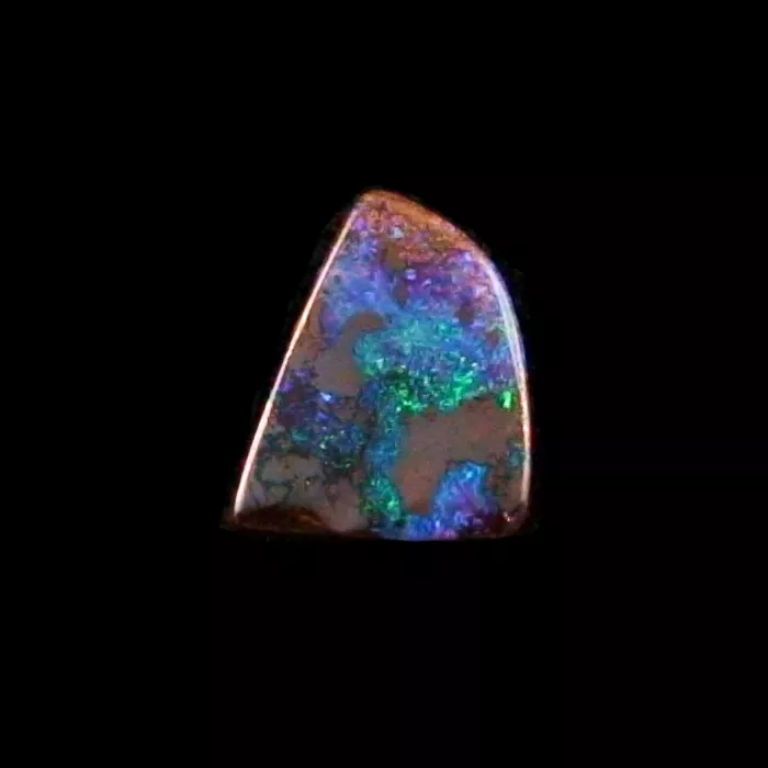 Boulder Opal Edelstein mit 4,95 ct Multicolor Regenbogen
