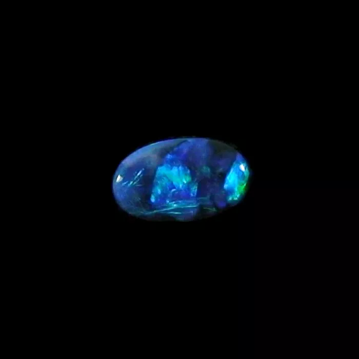 Lightning Ridge Black Opal 0,85 ct Multicolor Blau Grün Türkis