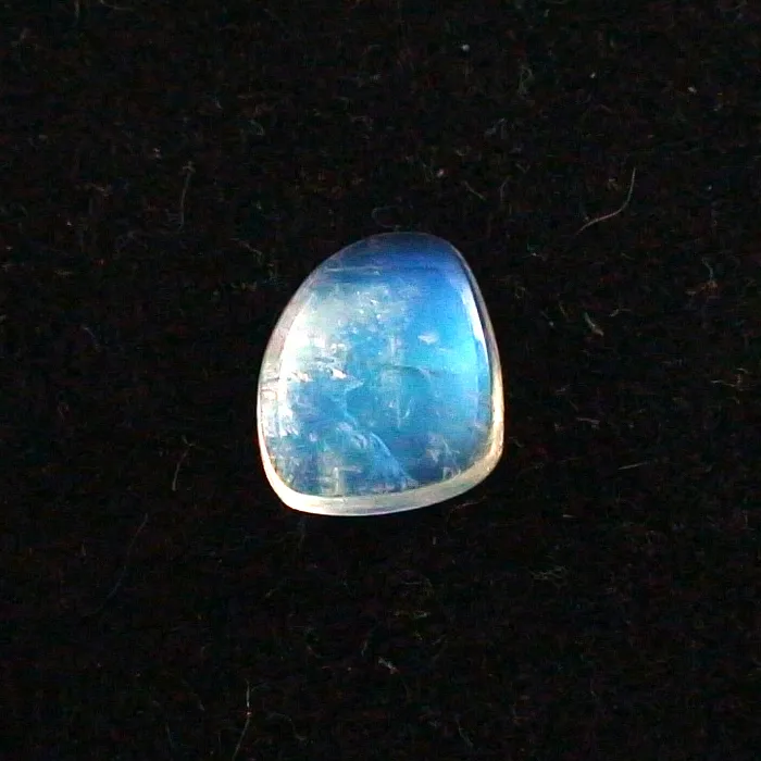 4,49 ct Mondstein mit  Blautönen - Blauer Heilstein mit Zertifikat