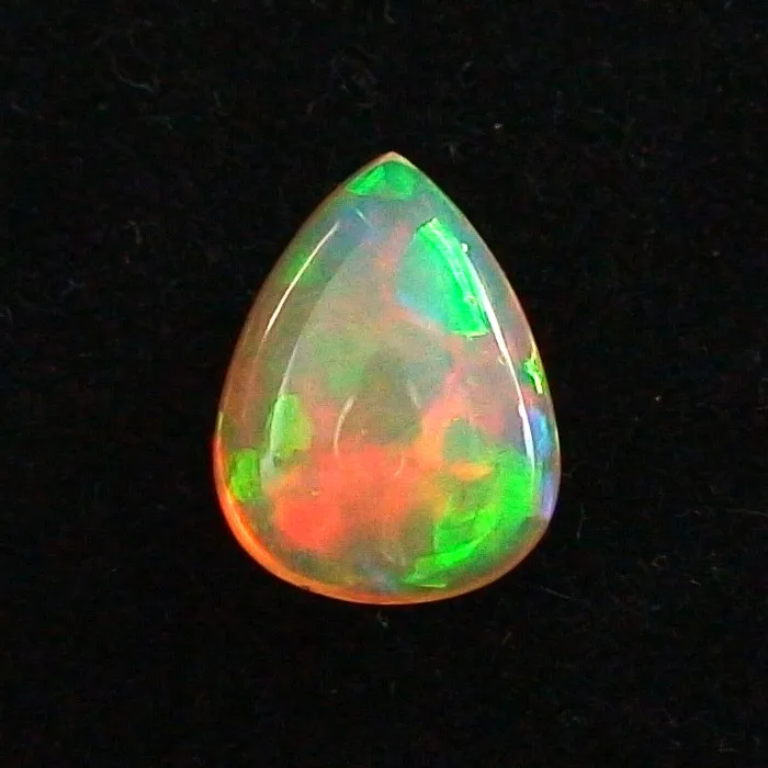 3,60 ct Welo Opal Multicolor - Doppelseitig - Milchopal für Opal Schmuck - Tropfen Schliff