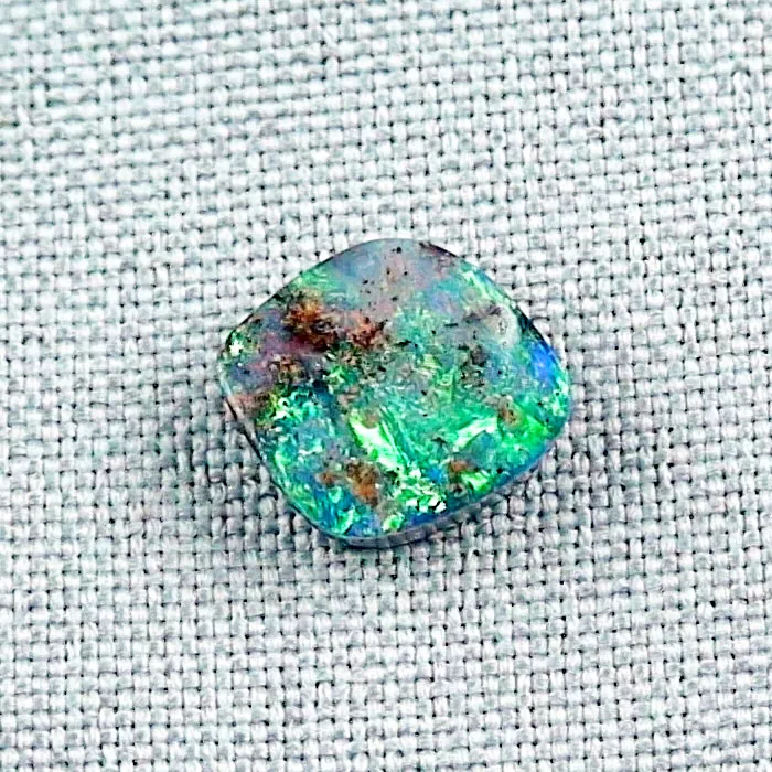 4,56 ct Boulder Opal Grüner Multicolor Edelstein Australien