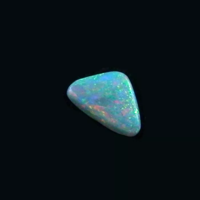 1,05 ct Lightning Ridge Semi Black Opal Blauer Blackopal Vollopal