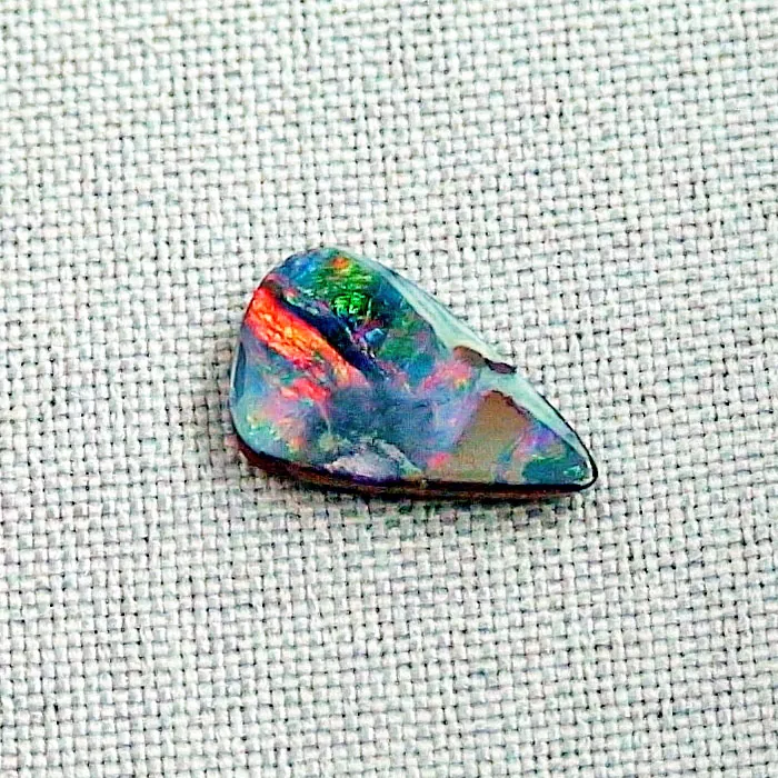 4,10 ct Black Boulder Opal Regenbogen Opalstein