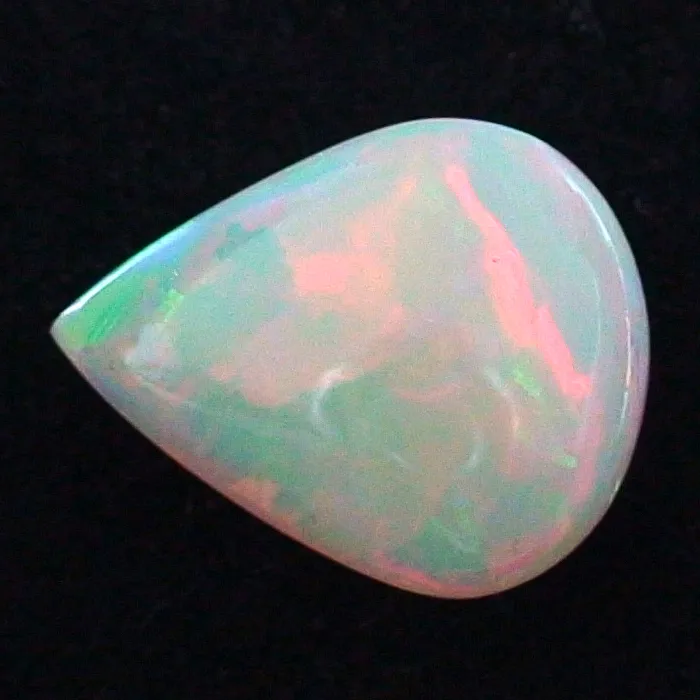 10,25  ct Welo Opal Multicolor - Doppelseitig - Milchopal für Opal Schmuck - Tropfen Schliff