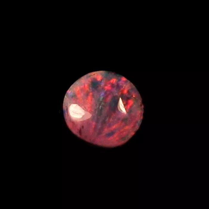 Lightning Ridge Black Opal 2,69 ct Roter Großer Multicolor Vollopal