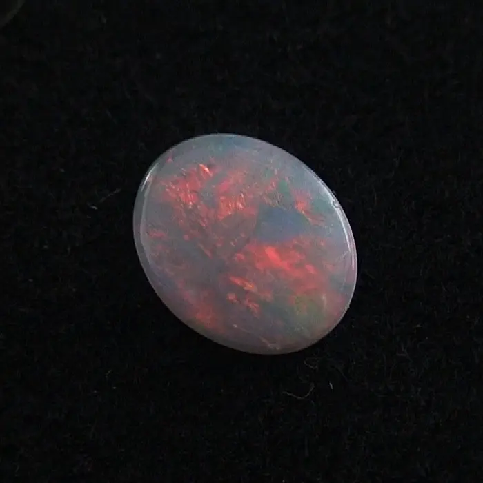 White Opal 1,10 ct Opalstein rotlastig Coober Pedy Australien
