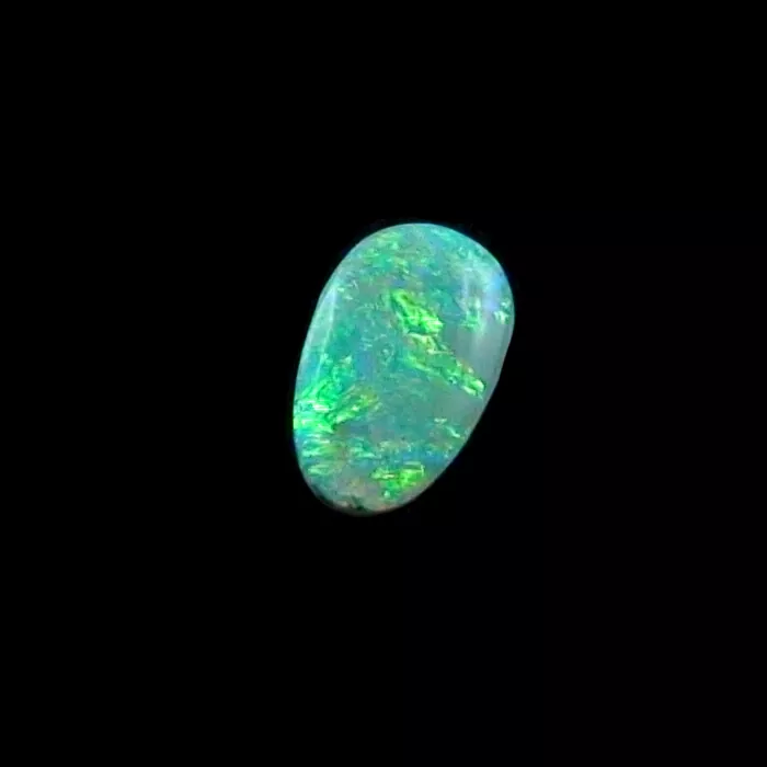 Lightning Ridge Black Crystal Opal 0,97 ct Multicolor Grüner Vollopal