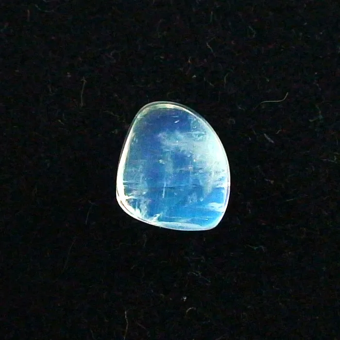 4,49 ct Mondstein mit  Blautönen - Blauer Heilstein mit Zertifikat