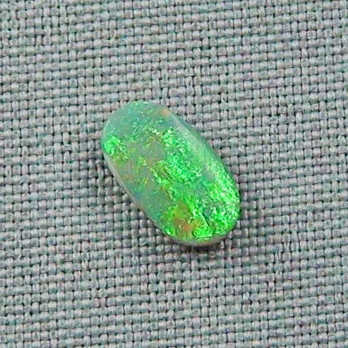Lightning Ridge Black Crystal Opal 2,22 ct Grüner Multicolor Vollopal