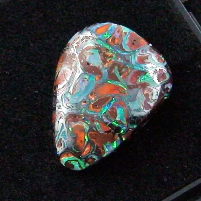 Echter australischer 12,31 ct Boulder Matrix Opal 20,63 x 15,80 x 5,70 mm