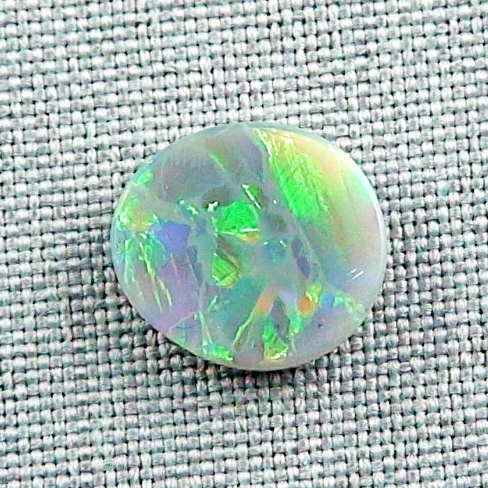 Großer 3.99 ct Lightning Ridge Semi Black Opal Multicolor Vollopal