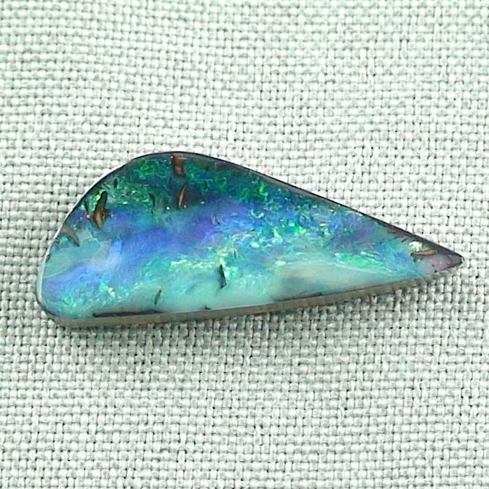 15,75 ct blau grün türkiser Boulder Opal Edelstein